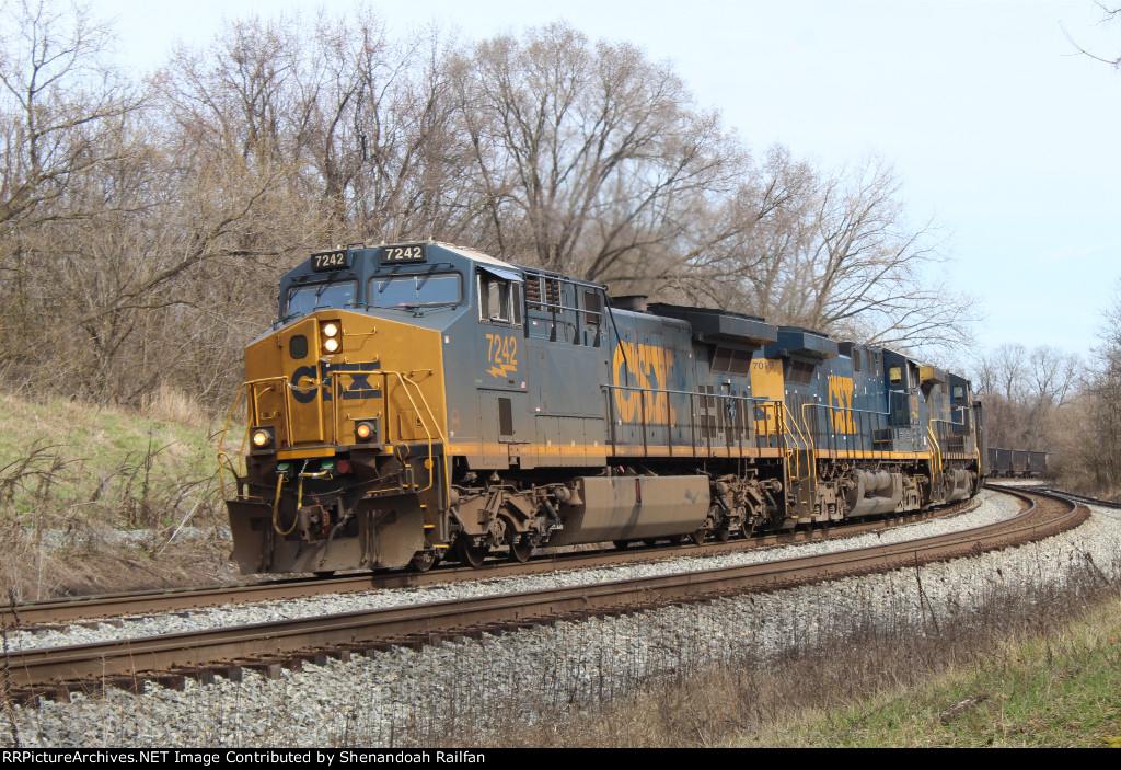 Empties heading west